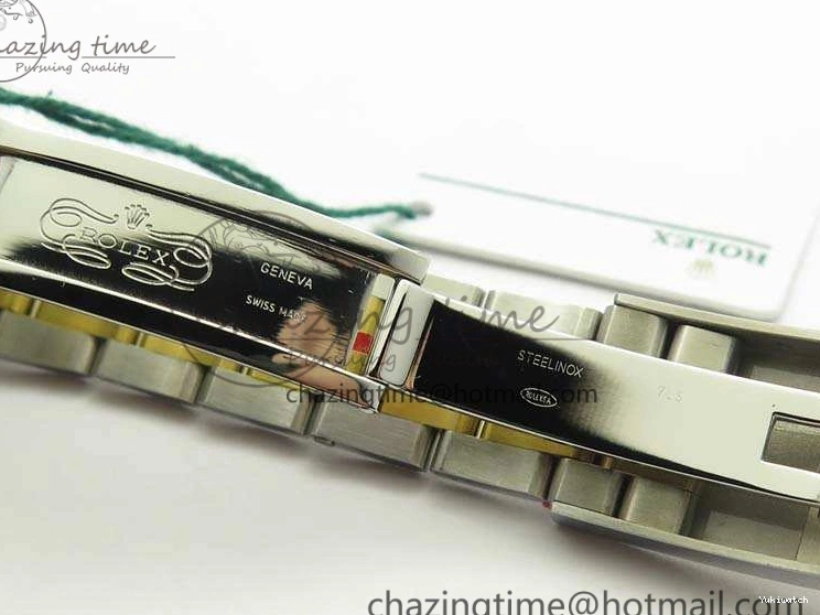 116234 36mm Oyster DJF YG Datejust Edition 1:1 Bracelet V2 Dial On SA3135 Fluted SS White Best Com 1129